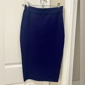 Current Air Los Angeles blue midi skirt